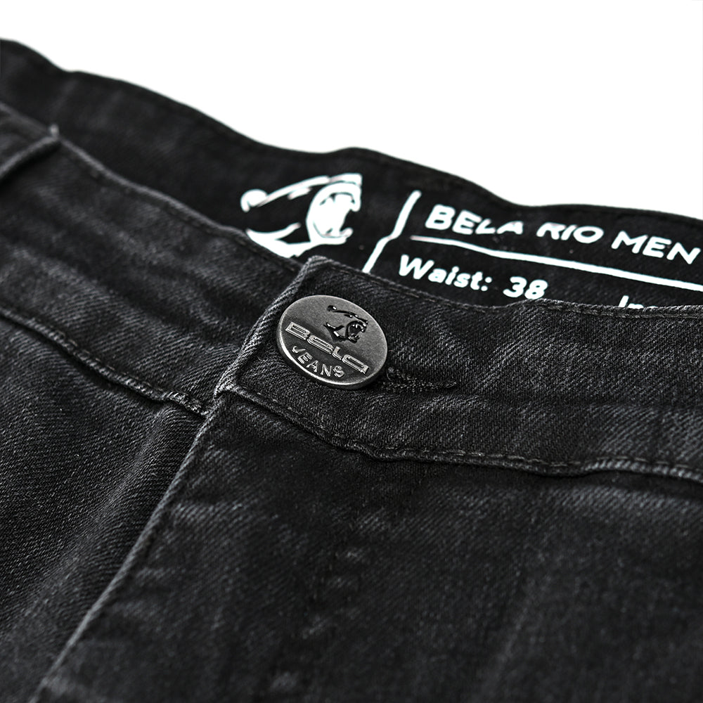 BELA RIO Jeans Moto Homem Calcas Preto 32L Inseam – 5 – Maximomoto PT