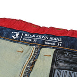 BELA KEVIN RANDOM Jeans Moto Calcas Azul Escuro 34L