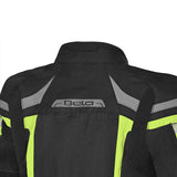 BELA HIGHLAND Moto Homem Casacos Preto Cinza Flourocent