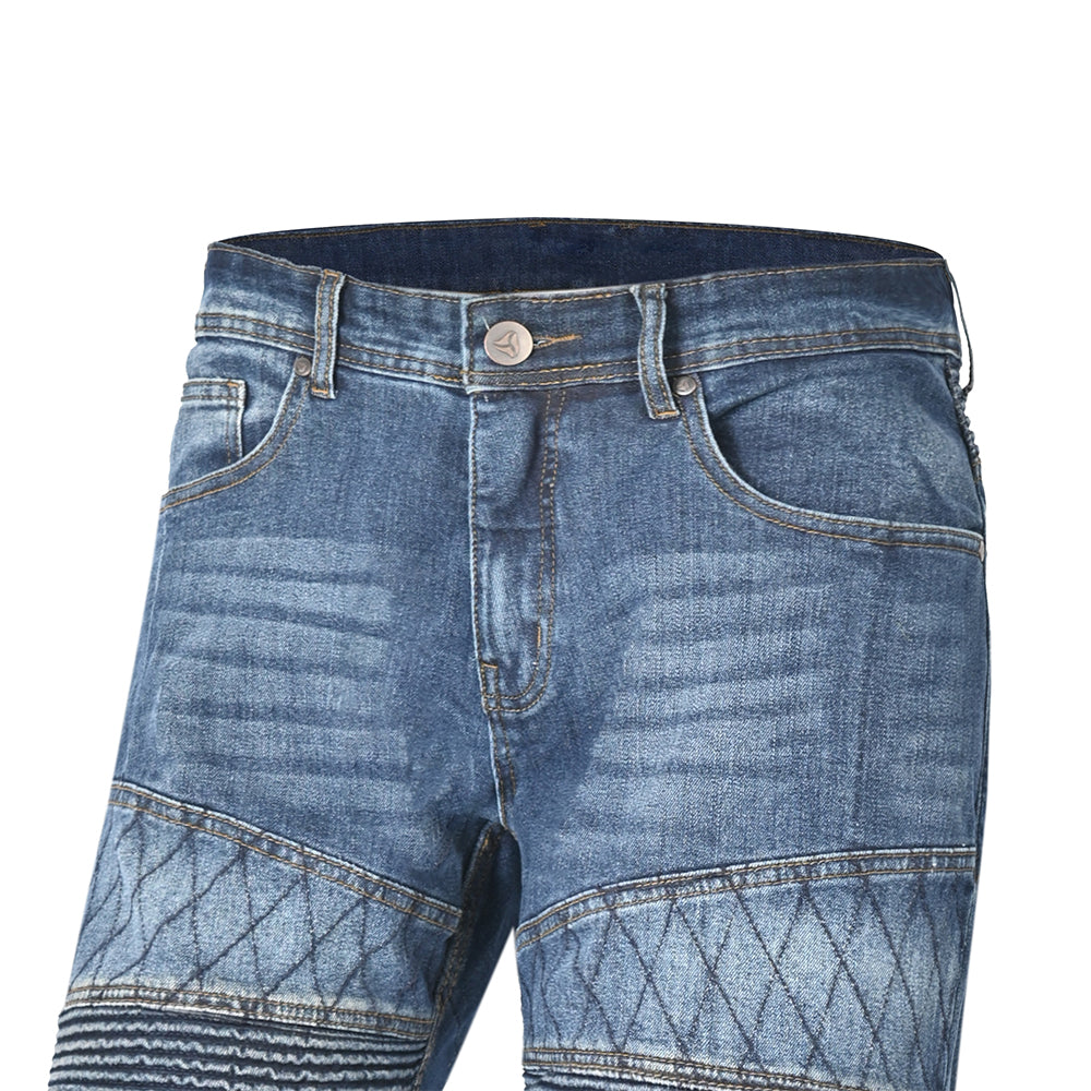 R-TECH CASTEL CE Approved AA jeans Moto Calças Azul