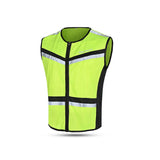 BELA Zoro Alta Visibilidade Moto Colete Têxtil Amarelo Fluorescente