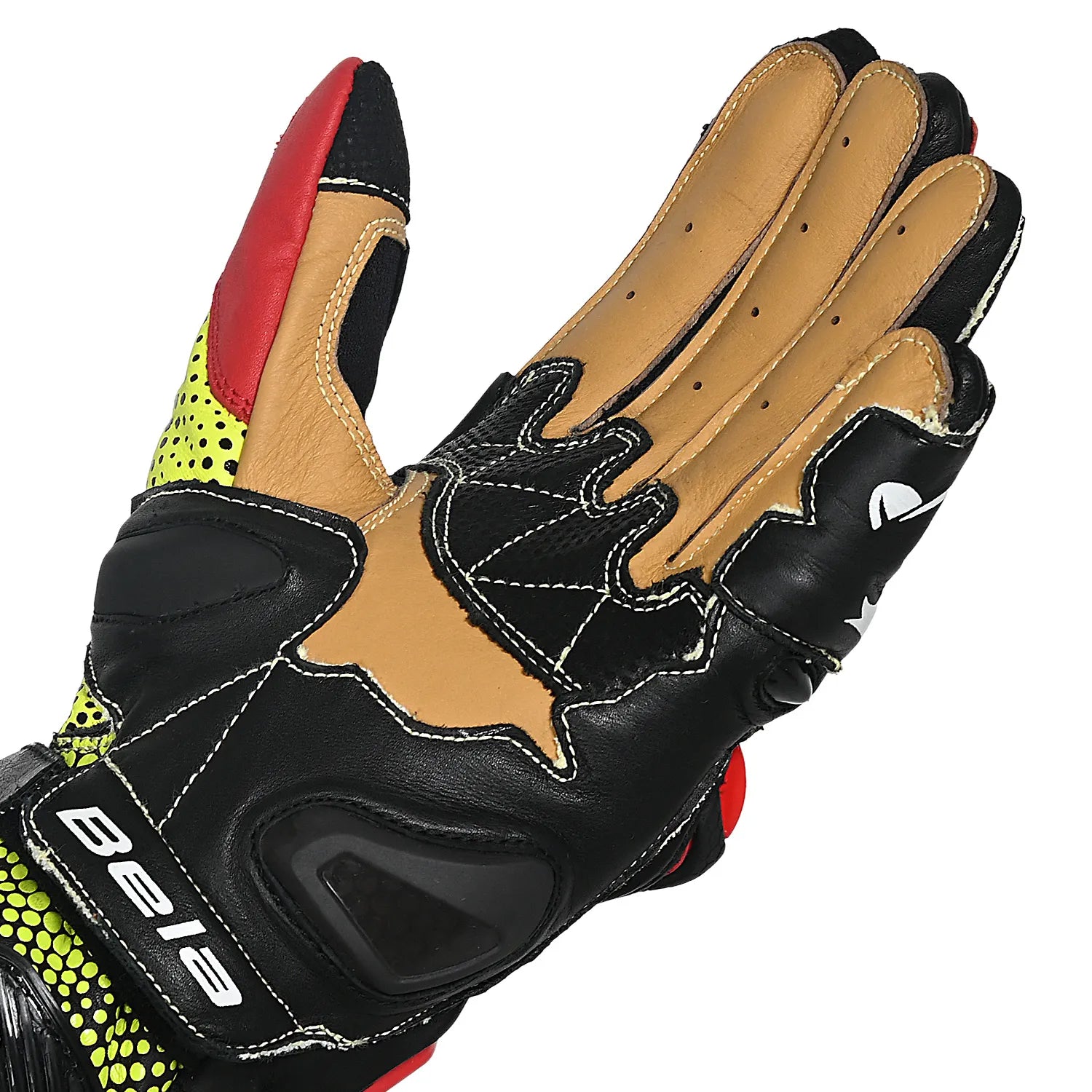 BELA EXTREME Luvas De Moto Homem Preto Vermelho Amarillo – 4 – Maximomoto PT