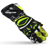 BELA EXTREME HOMEM LUVAS DE MOTO PRETO BLANCO AMARILLO FLOU