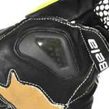 BELA EXTREME HOMEM LUVAS DE MOTO PRETO BLANCO AMARILLO FLOU