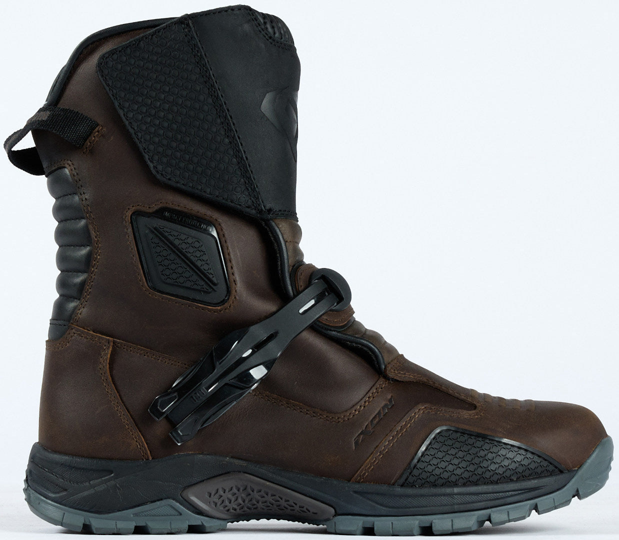 IXON KLAY WP MEN'S LIGHTWEIGHT ADVENTURE BOOTS BLACK BROWN – 2 – Maximomoto PT