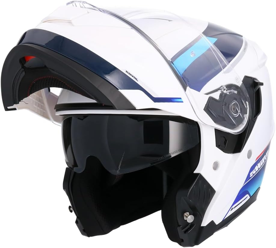 SHIRO DISCOVER ROYAL Moto Modular Capacete Azul – 8 – Maximomoto PT