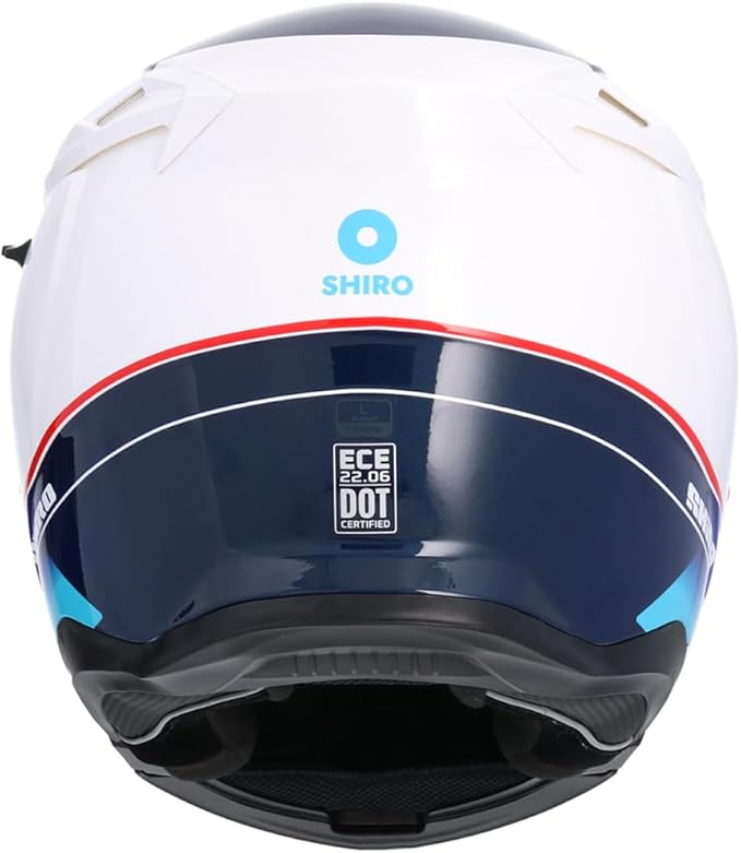 SHIRO DISCOVER ROYAL Moto Modular Capacete Azul – 5 – Maximomoto PT
