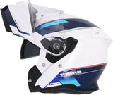 SHIRO DISCOVER ROYAL Moto Modular Capacete Azul