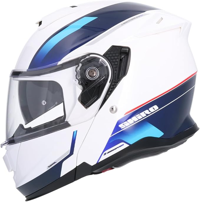 SHIRO DISCOVER ROYAL Moto Modular Capacete Azul – 7 – Maximomoto PT