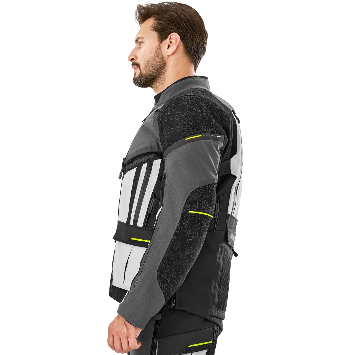 SHIMA TRACKER HOMBRE DE MOTO DE TURISMO CHAQUETA GRIS – 5 – Maximomoto PT