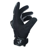 BELA TRACKER WINTER WP Moto Couro Luvas Preto