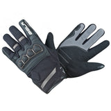 BELA TRACKER WINTER WP Moto Couro Luvas Preto