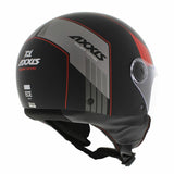 AXXIS SQUARE CONVEX B5 MOTO URBANA CAPACETE ABERTO