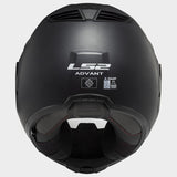 LS2 FF906 ADVANT MOTO CAPACETE MODULAR BRANCO SÓLIDO ECE 22.06