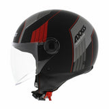 AXXIS SQUARE CONVEX B5 MOTO URBANA CAPACETE ABERTO