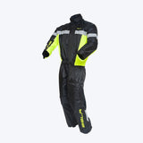 BELA Mono 1PC Impermeável Moto Camou Preto Amarelo Fluorescente