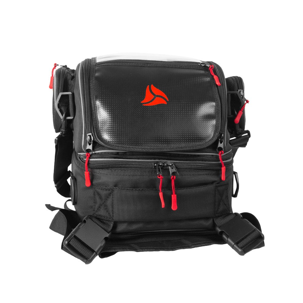 R-TECH BIG VINCE Moto Couro Textil Mochila