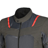 R-TECH - casacos Textil Spiral Mesh Arena/Gris/Rojo
