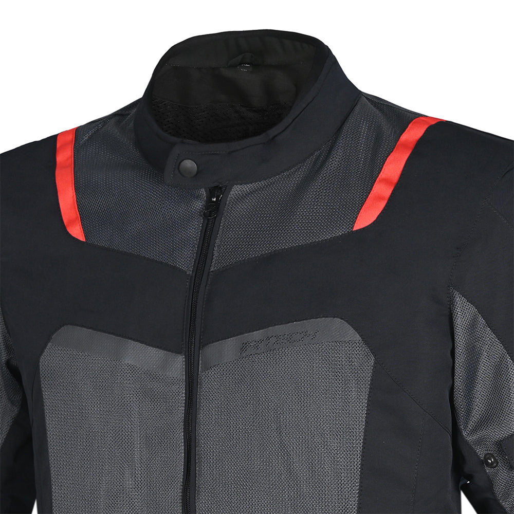R-TECH SPIRAL MESH Casacos De Moto Textil Cinza Preto Vermelho – 8 – Maximomoto PT