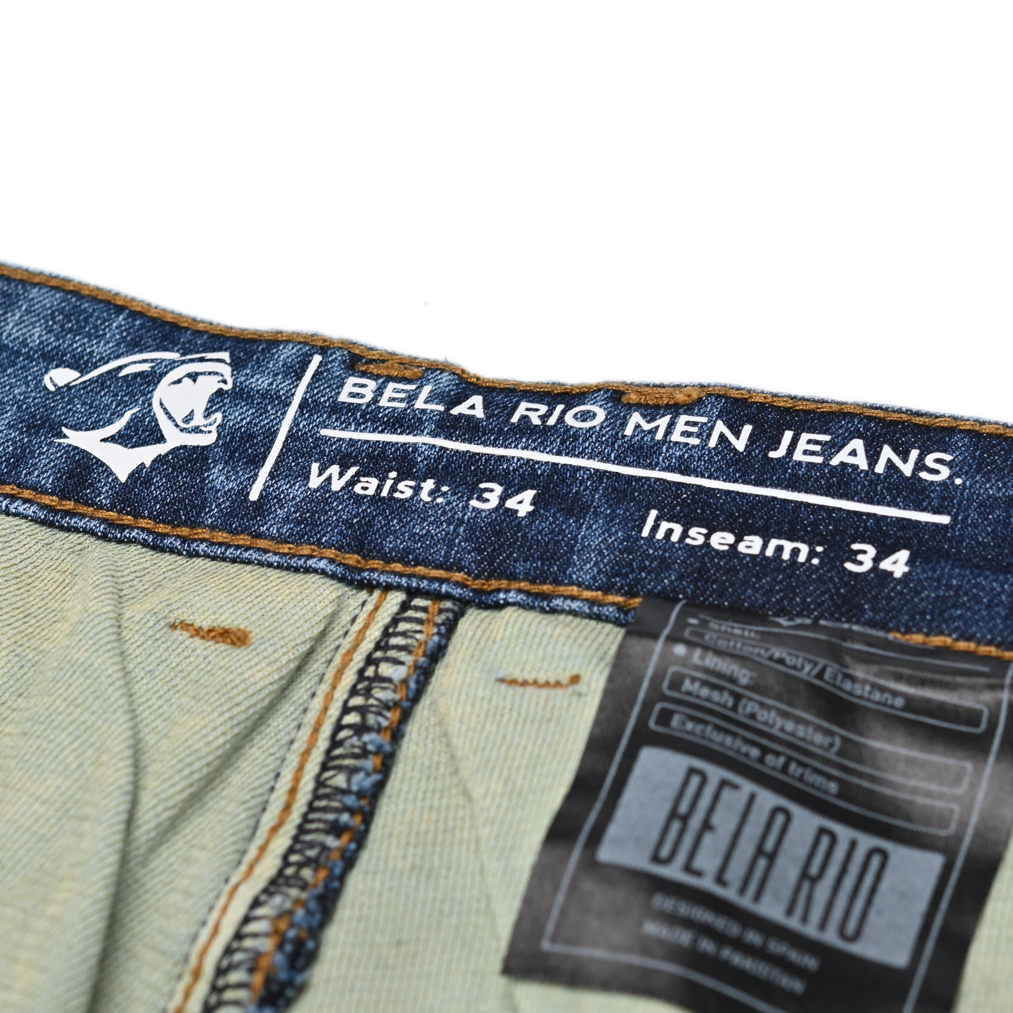 BELA RIO JEANS Motorcycle Pants Blue Dye 34L – 5 – Maximomoto PT