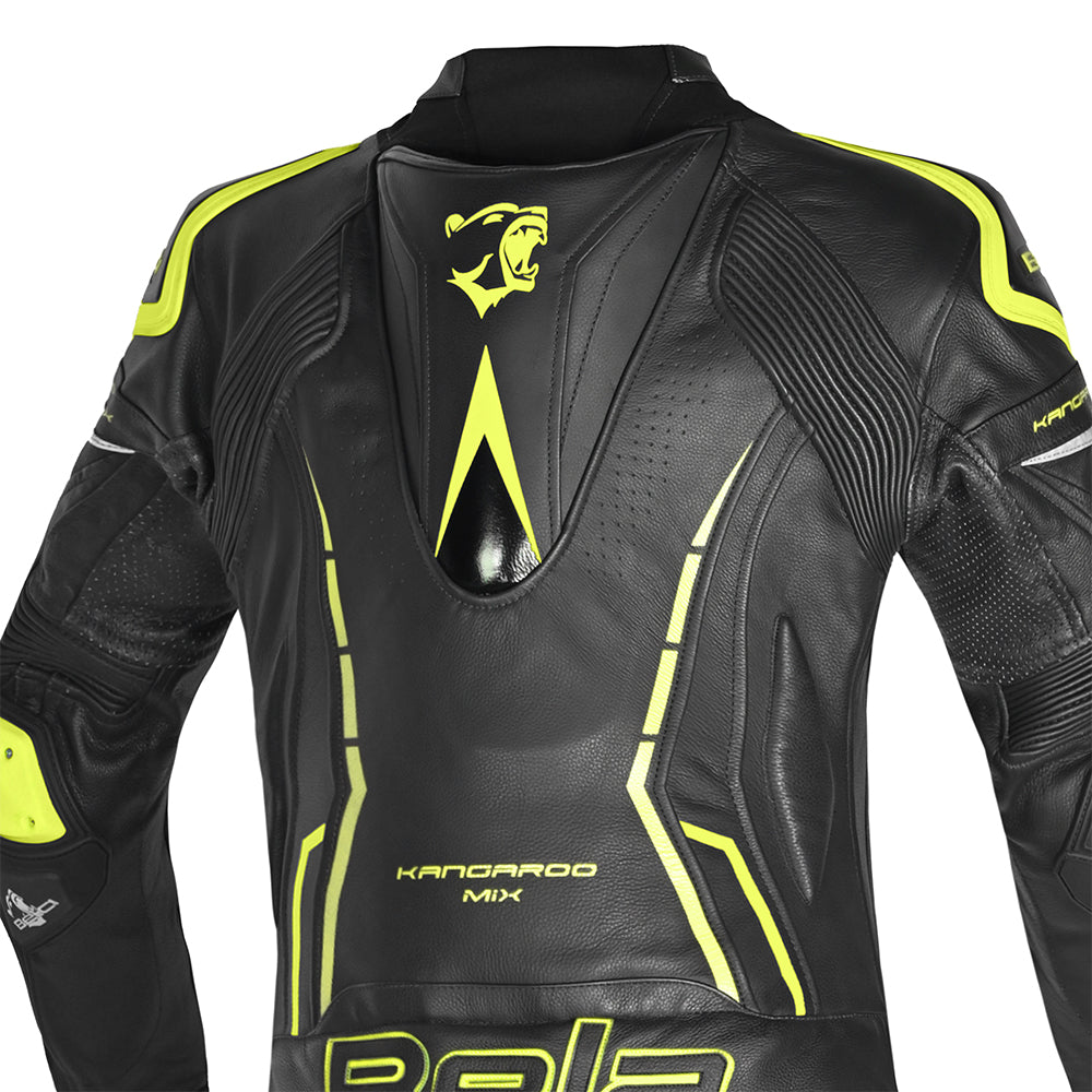 BELA ROCKET MIX KANGAROO 2 PC Fatos De Moto Homem Preto Amarillo Fluro – 7 – Maximomoto PT