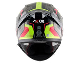 AXOR APEX ROADTRIP Moto Integral Capacete Pretro Amarelo Vermelho