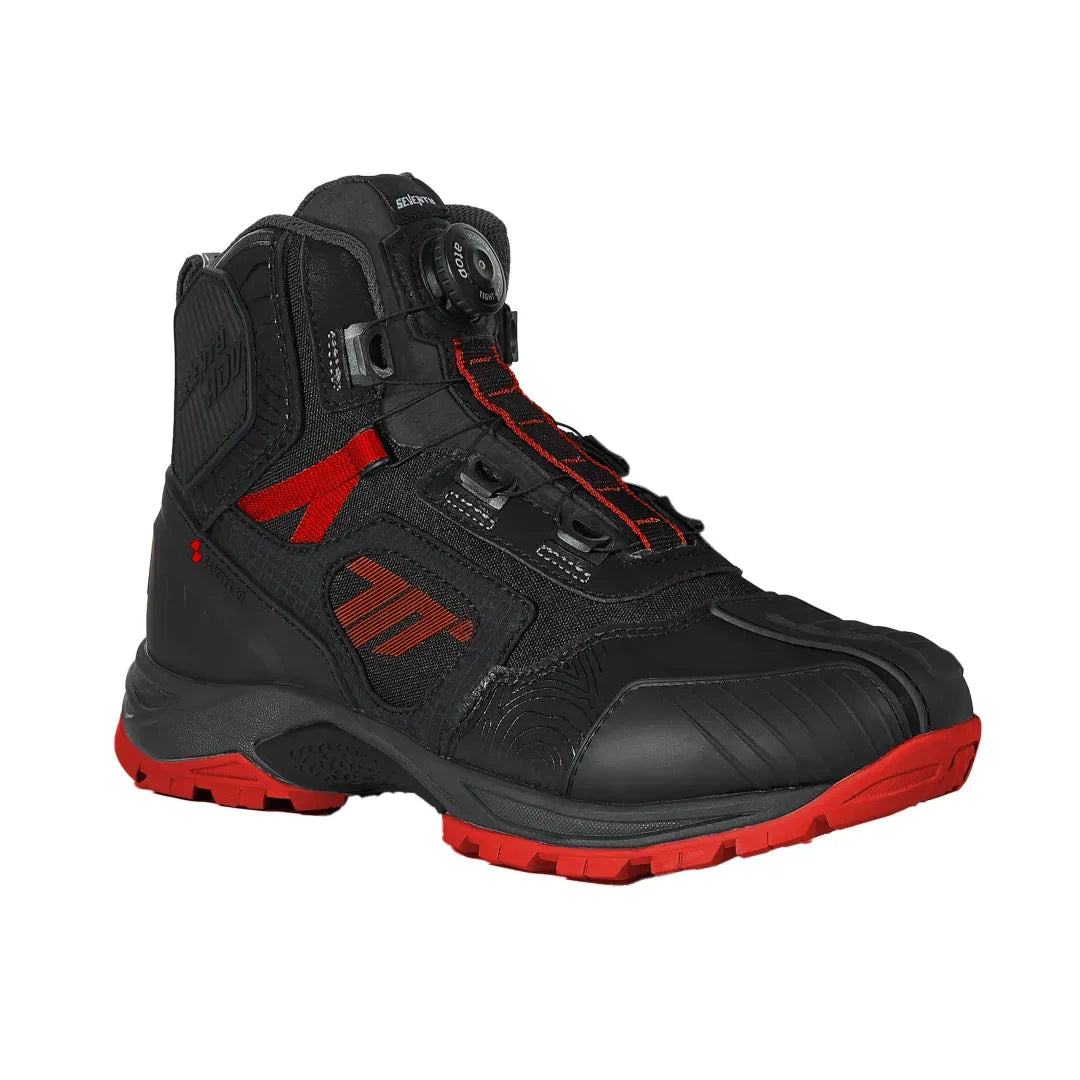 SEVENTY SD-BA7 STELVIO LOW UNISEX ADVENTURE BLACK RED BOOTS – 1 – Maximomoto PT