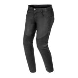 BELA VAQUERO Cat Wax Senhora Jeans Moto Calças Negro