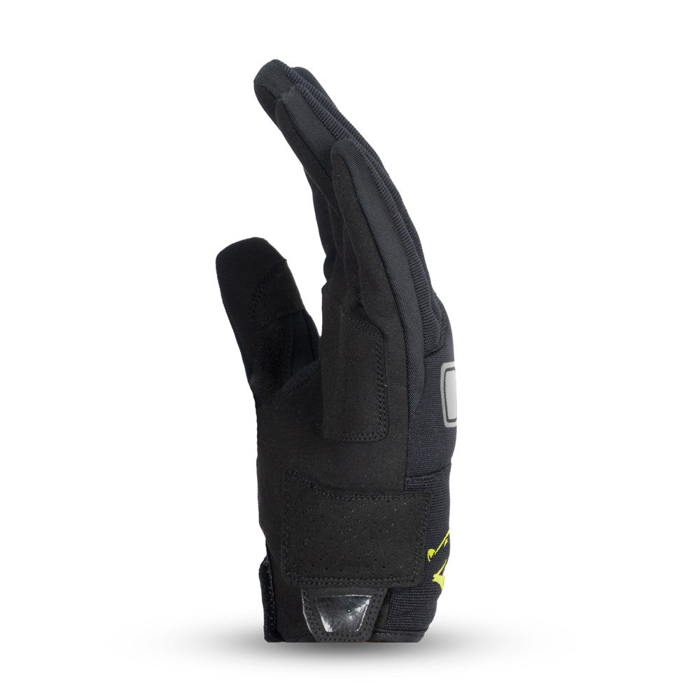 BELA - Guante Textil LMBU 2 Negro Amarillo – 3 – Maximomoto PT