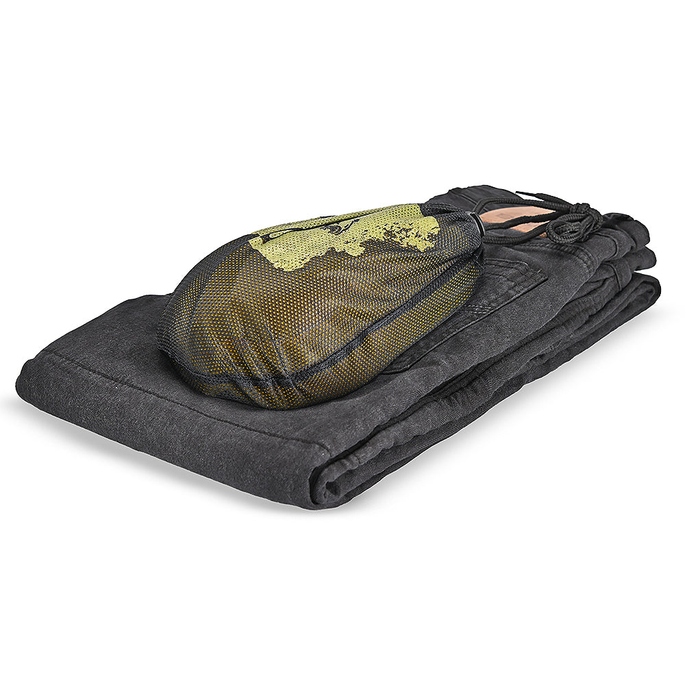 BELA STROKE VAQUERO Denim Moto Calcas Preto 32L Inseam