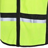 BELA Zoro Alta Visibilidade Moto Colete Têxtil Amarelo Fluorescente