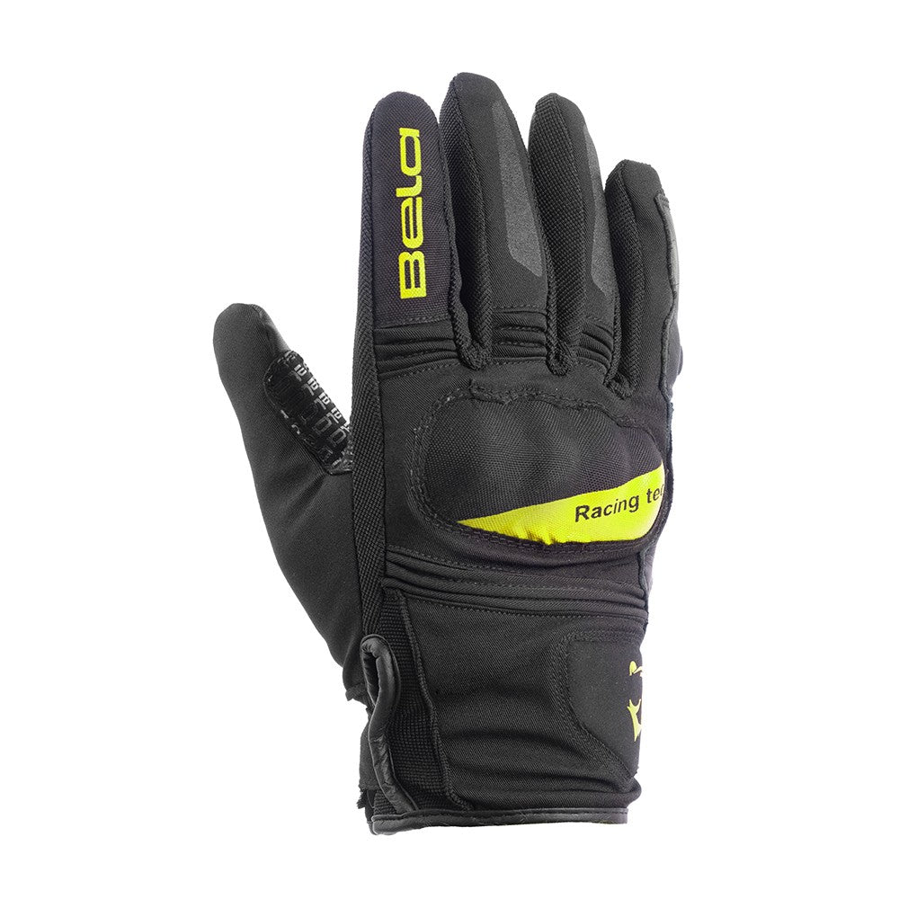 BELA BOOM WINTER WP Motorcycle Textile Gloves Black Fluorescent Yellow – 4 – Maximomoto PT