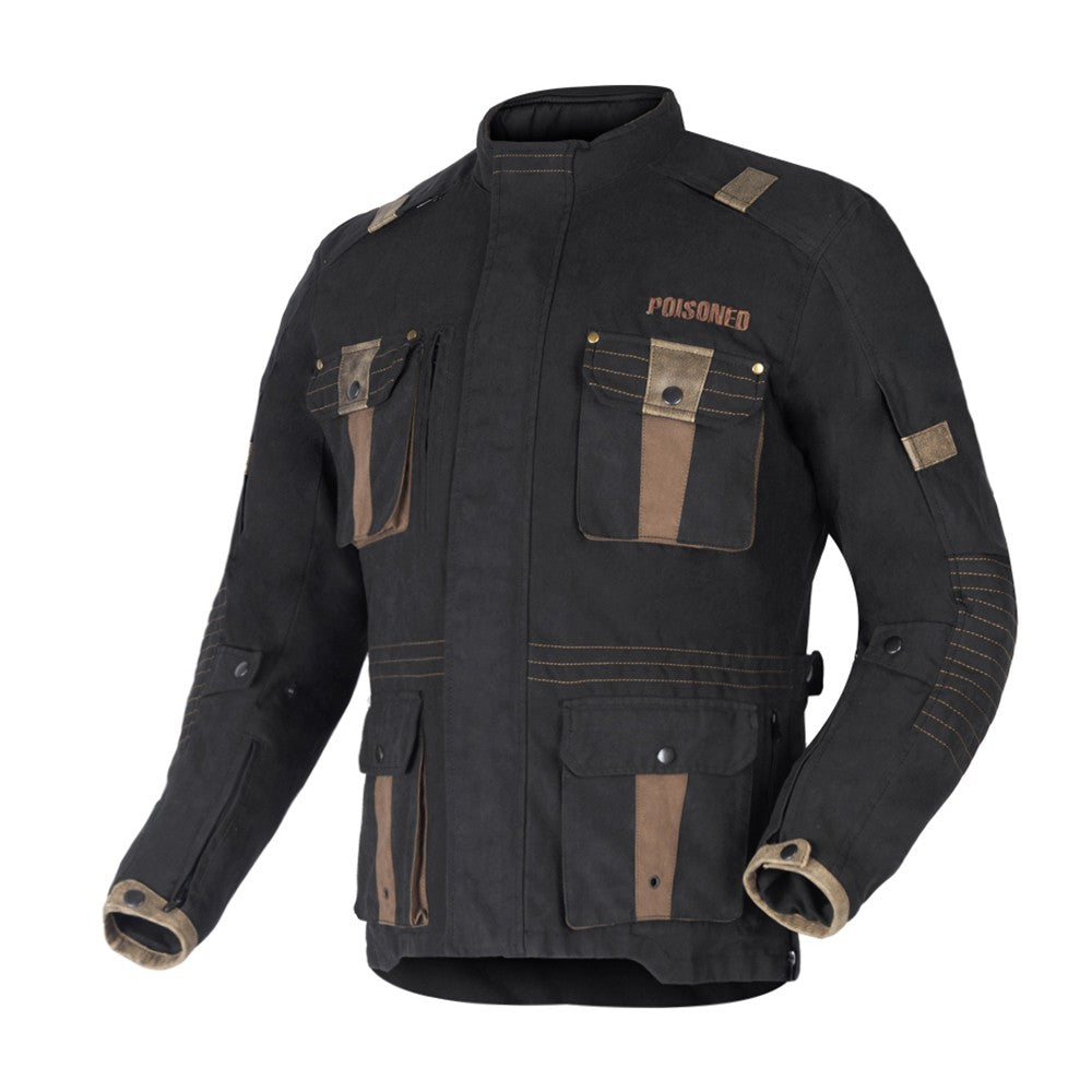 POISONED KUBLER Moto Textil Casacos Preto Marrom – 1 – Maximomoto PT