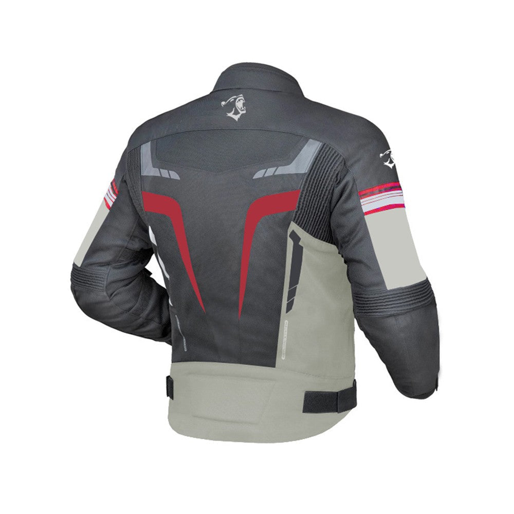 BELA SPRINTER Moto Textil Casaco Gelo Preto Vermelho