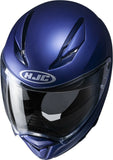 HJC F70 SEMI MAT BLEU METAL