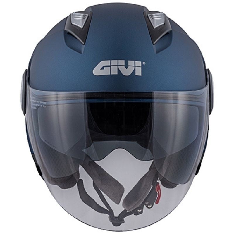 GIVI 12.3 STRATOS.D SOLID Moto Jet Capacetes Azul Escuro – 2 – Maximomoto PT