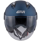 GIVI 12.3 STRATOS.D SOLID Moto Jet Capacetes Azul Escuro
