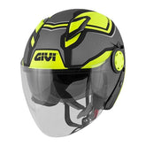 GIVI CASCO JET 123/STRATOS.D/SHADE NEGRO/YELLOW – Maximomoto PT