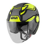 GIVI CASCO JET 123/STRATOS.D/SHADE NEGRO/YELLOW