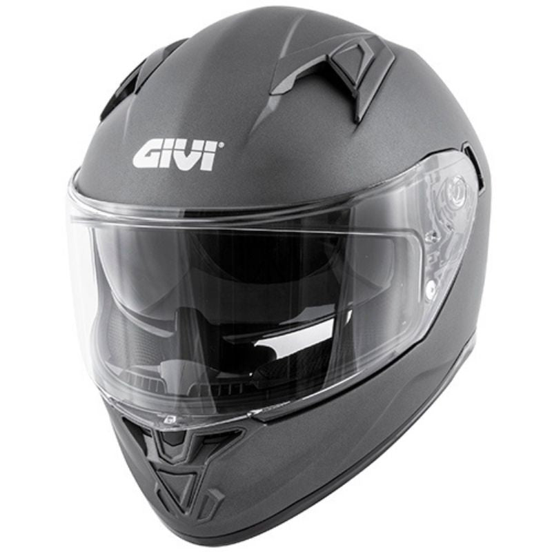 GIVI 50.6 STOCCARDA Moto Integral Capacete Titânio Sólido – 1 – Maximomoto PT