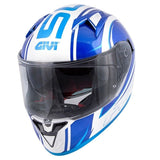 GIVI CASCO FULL 506/STOCCARDA.D/BLADES BLANCO/AZUL