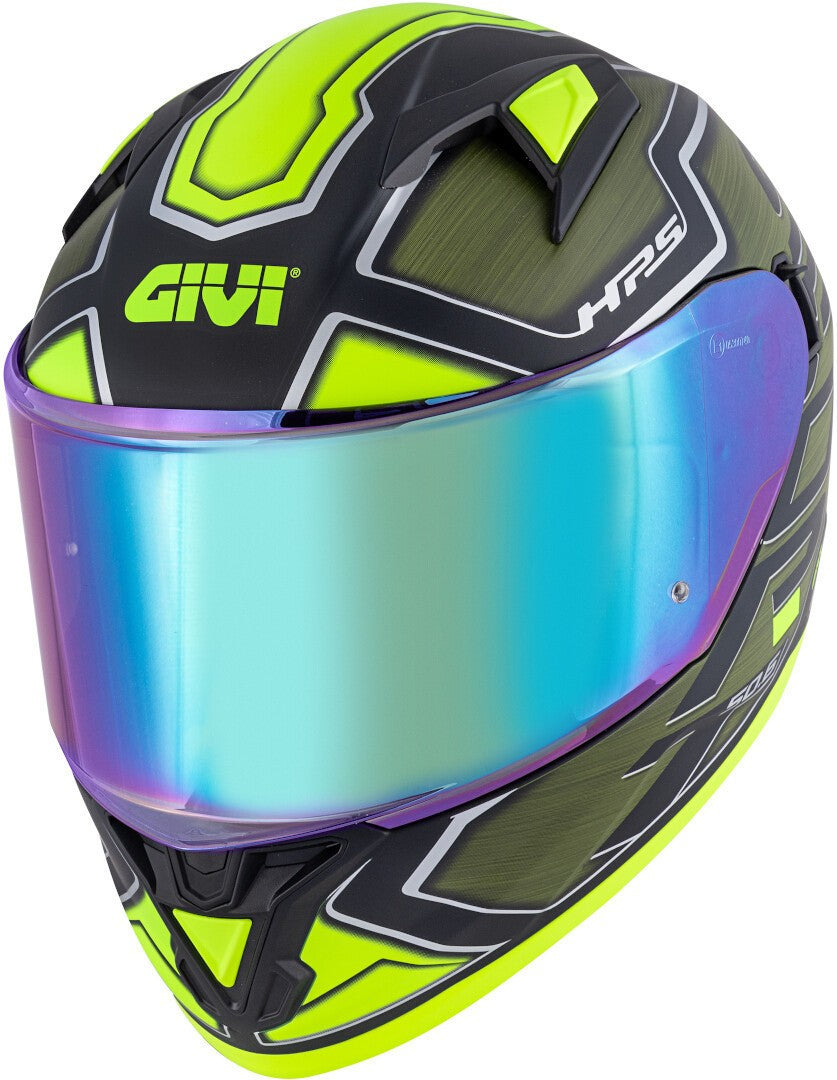 GIVI 50.6 SPORT LED DEEP Moto Integral Capacete Verde Amarelo – 4 – Maximomoto PT