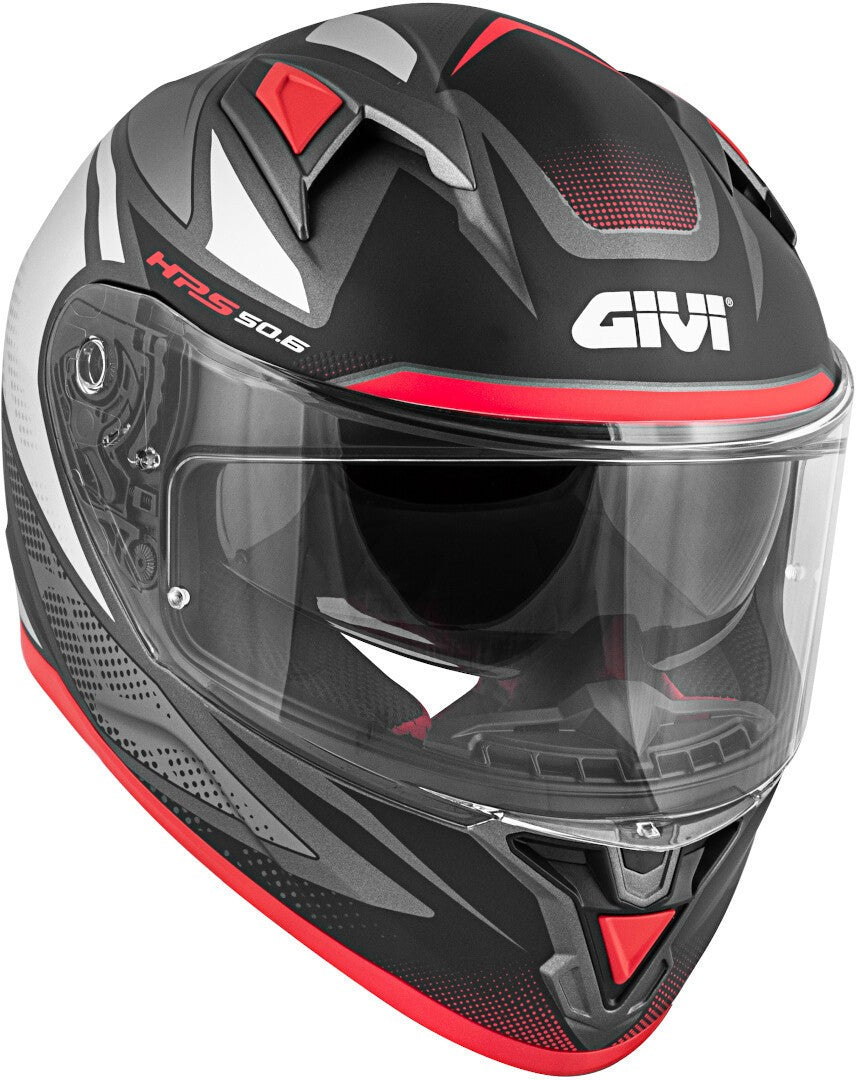 GIVI 50.6 STOCCARDA FOLLOW Moto Integral Capacete Titânio Vermelho – 3 – Maximomoto PT