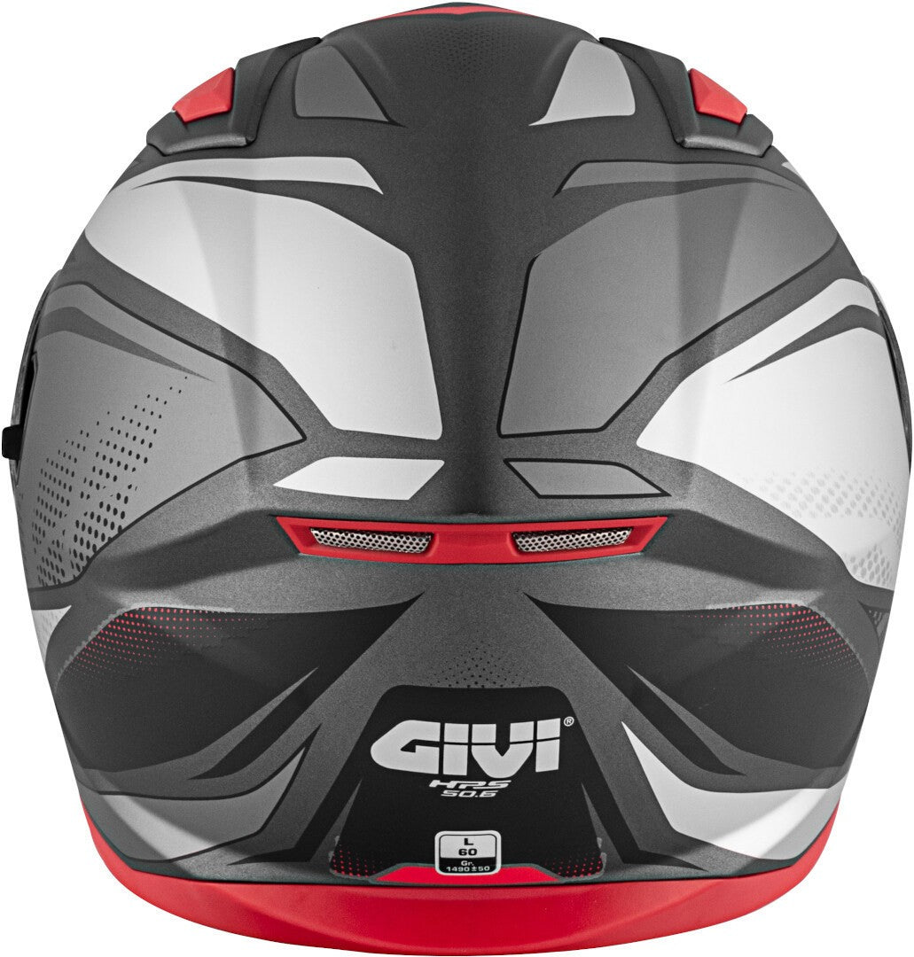GIVI 50.6 STOCCARDA FOLLOW Moto Integral Capacete Titânio Vermelho – 6 – Maximomoto PT