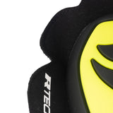 R-TECH - Protección Rodilla Knee Slider Negro/Amarillo Fluor - TU / NEGRO/ AMARILLO FLÚOR