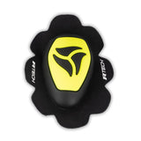 R-TECH - Protección Rodilla Knee Slider Negro/Amarillo Fluor - TU / NEGRO/ AMARILLO FLÚOR