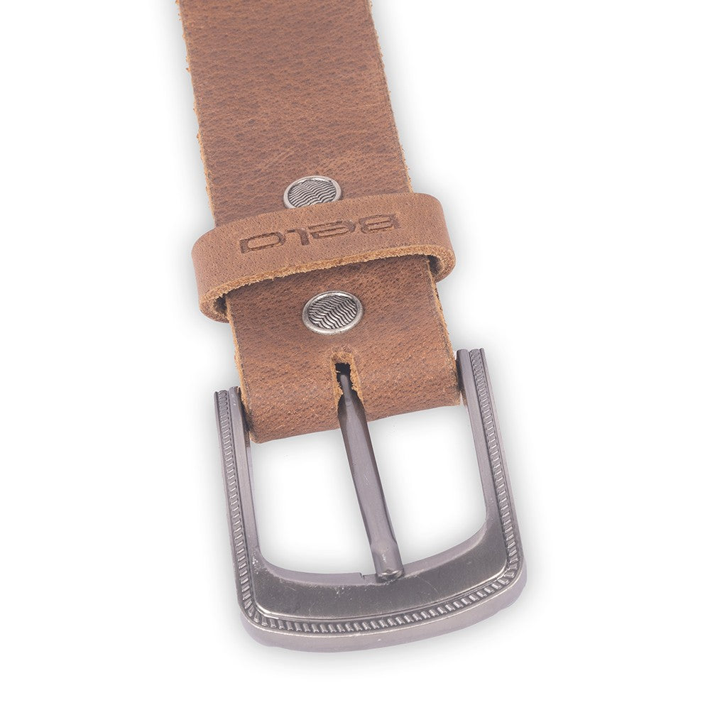 BELA Couro Cinto Marron