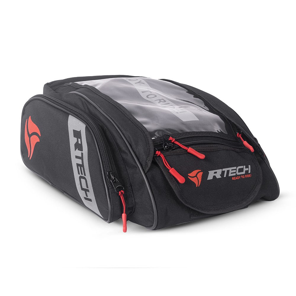 R-TECH FLAP Moto Couro Textil Mochila