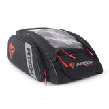 R-TECH FLAP Moto Couro Textil Mochila