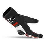 BELA AIR FLOW Luvas De Moto Senhora Couro Preto Vermelho